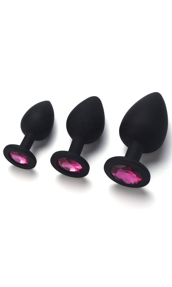 Butt plug setje diamand