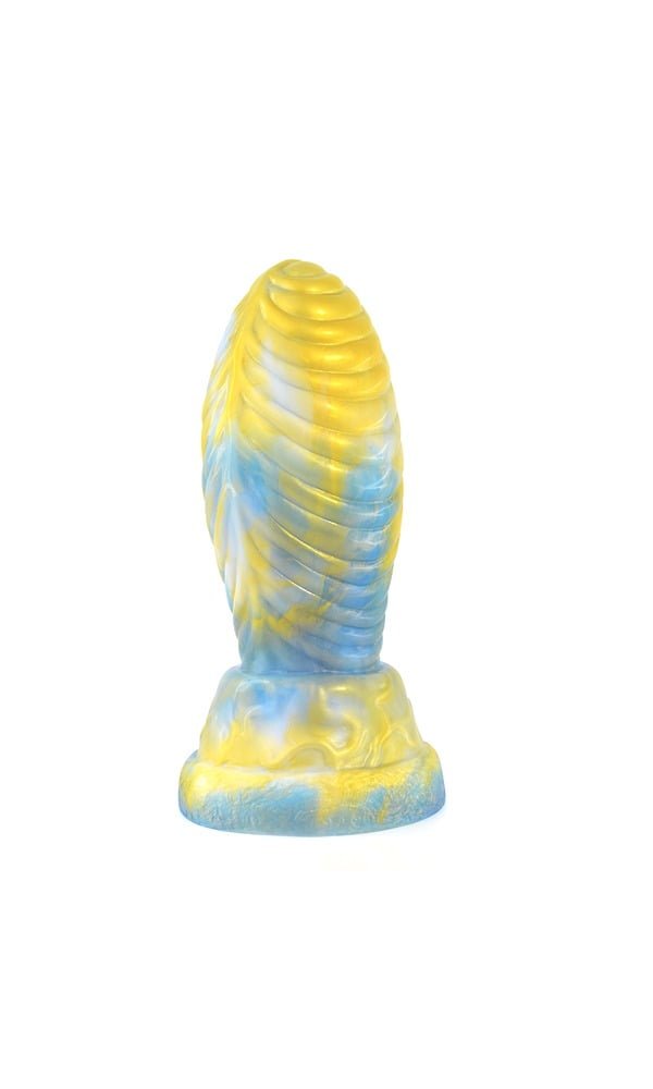 Draken Ei (blauw/geel)