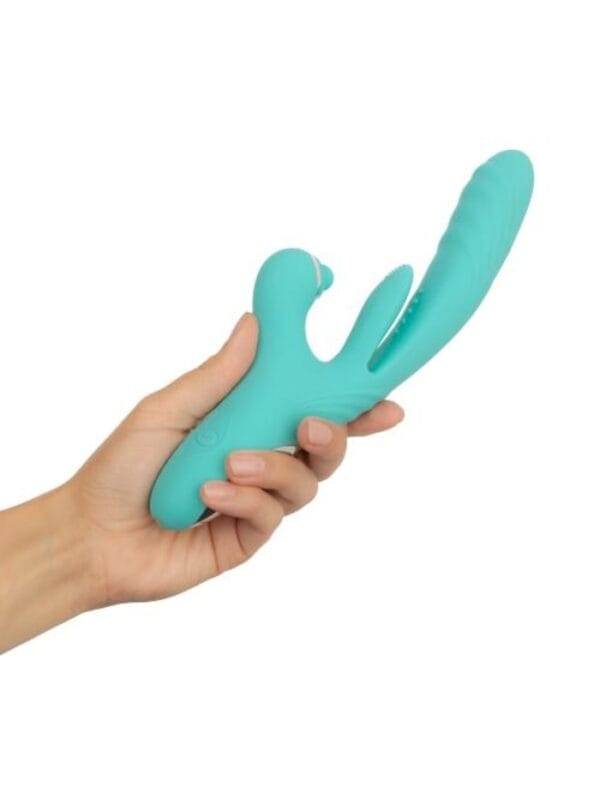Stotende Rabbit Vibrator met G-Spot stimulator