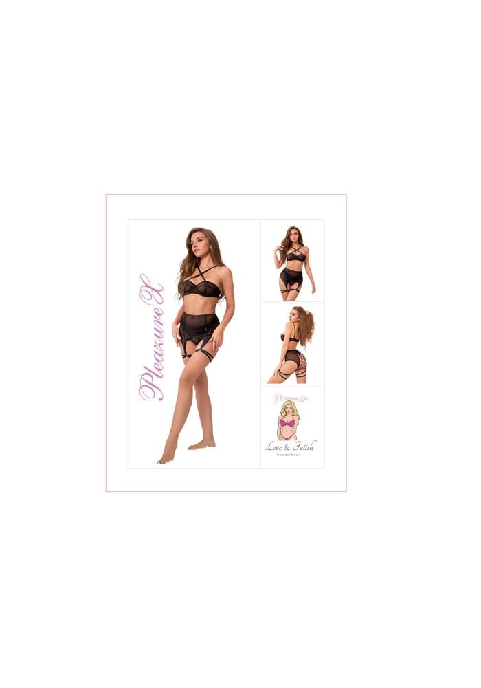 PleazureX Dessous mit Strumpfhalter – Bild 6
