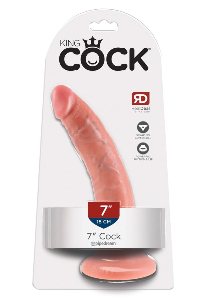 7 Zoll King Cock realistischer Dildo – Bild 3