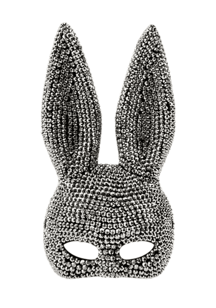 sexy bunny masker glinsterende steentjes